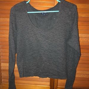 AEO gray long sleeve